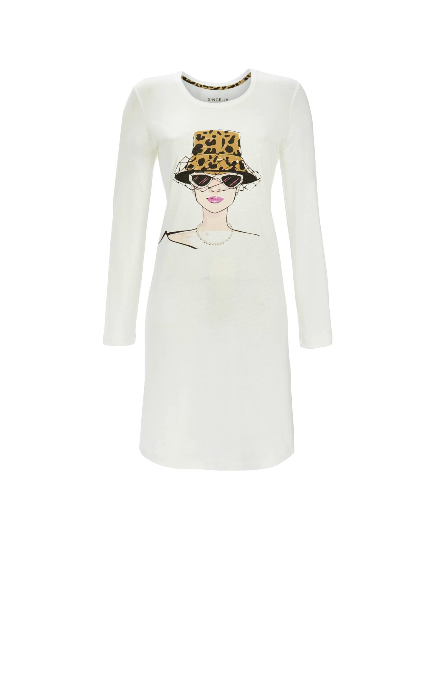 5511001 Ringella Dames Sleepshirt met opdruk