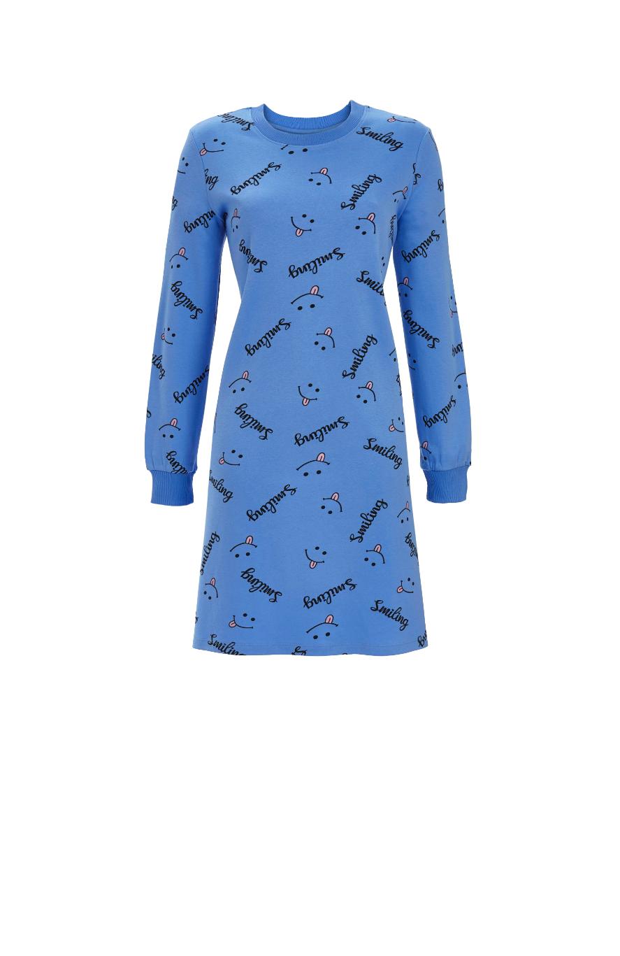 5511029 Ringella Dames Nachthemd print interlock met boordjes