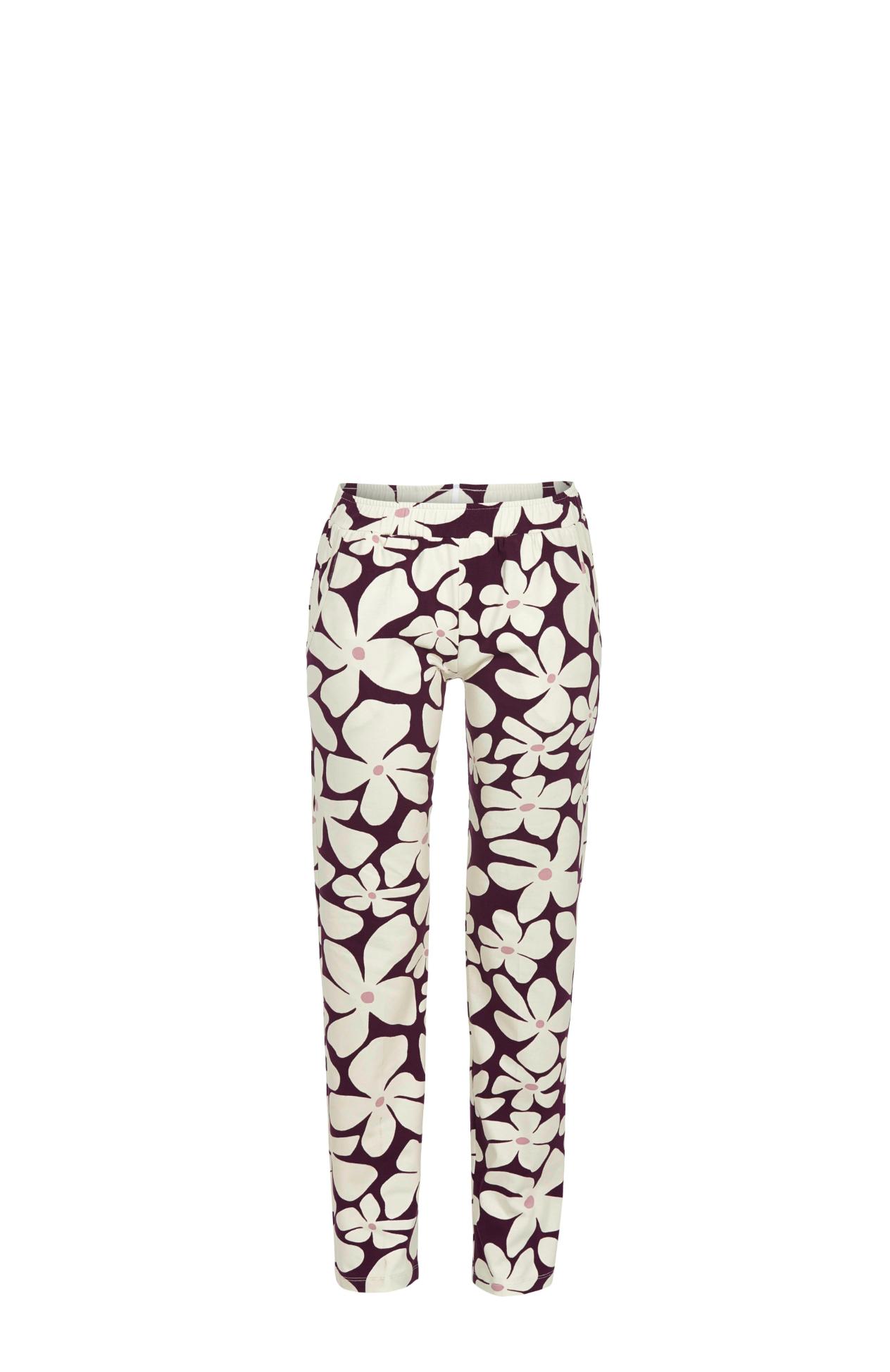 5551508 Bloomy Lange broek met bloem-dessin