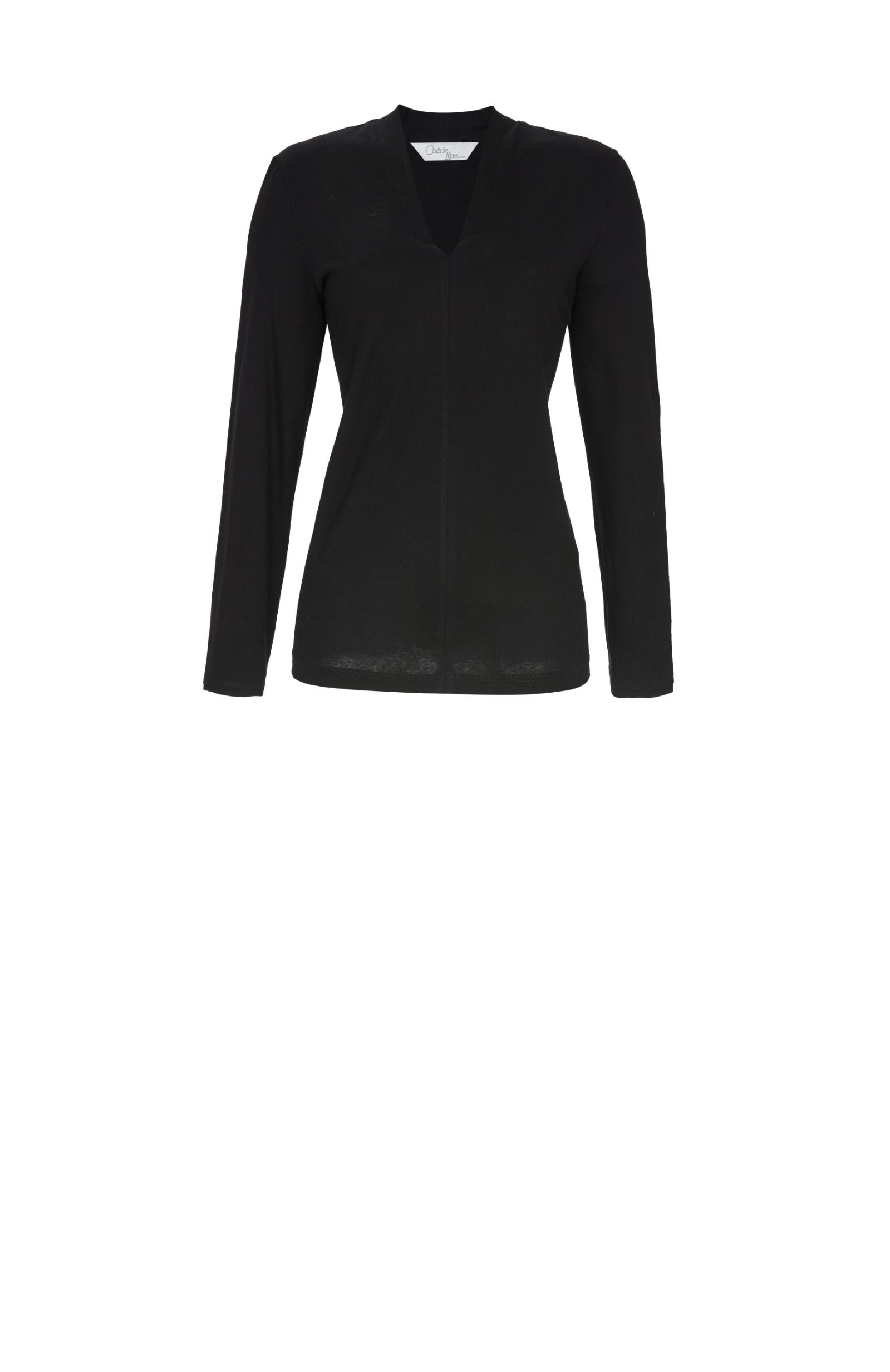 5571410 Cherie Line Shirt V-hals uni