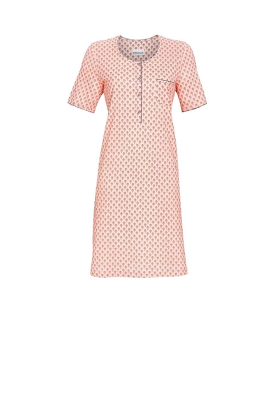 5211048 Ringella Dames Nachthemd knoopsluiting met print