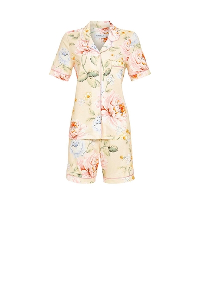5211343 Ringella Dames Shorty doorknoop met bloem-dessin
