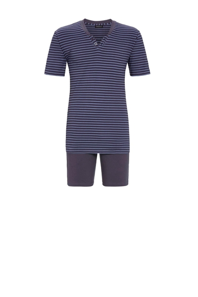 5241308 Ringella Men Shortama met gestreept shirt