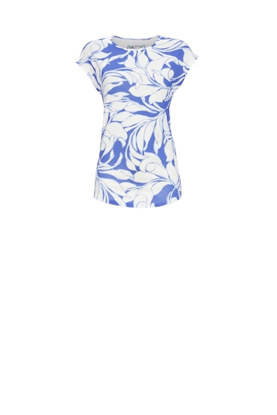 5251407 Bloomy T-Shirt met blad-dessin