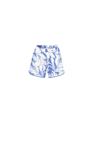 5251515 Bloomy Shorts met blad-dessin