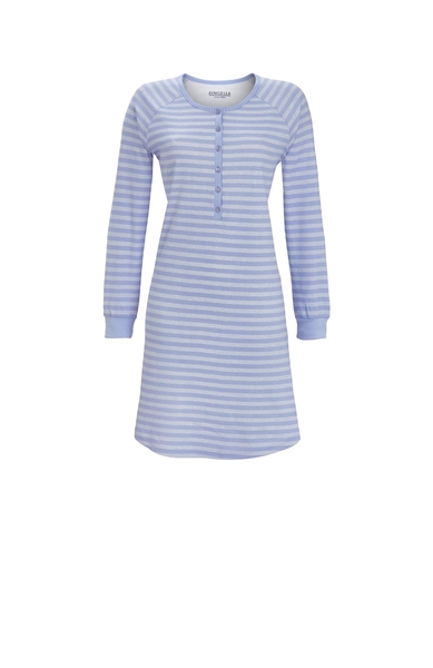5511042 Ringella Dames Nachthemd knoopsluiting streepdessin